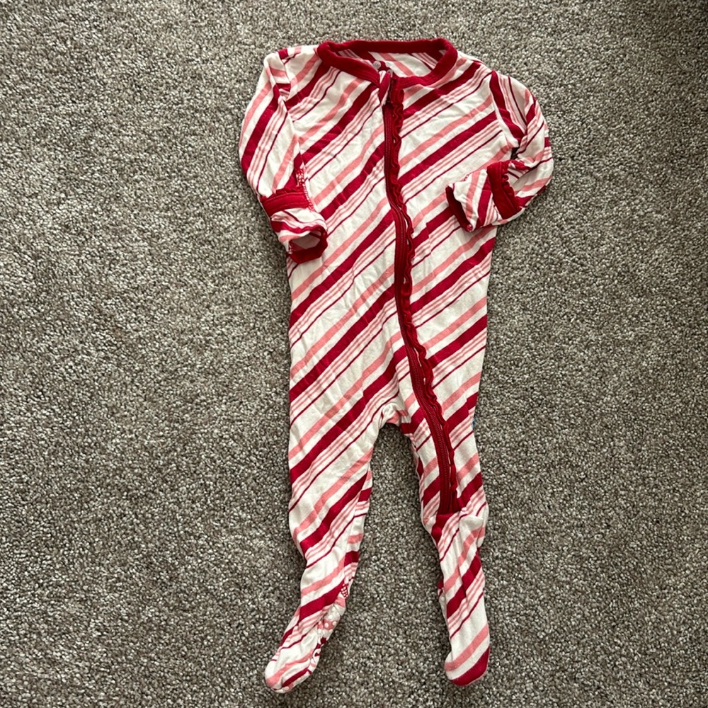Kickee Pants 0-3 Month Christmas Pajamas